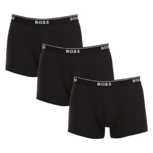 3PACK pánské boxerky Hugo Boss černé (50475685 001) L