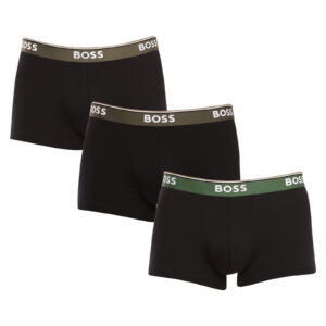 3PACK pánské boxerky Hugo Boss černé (50508985 977) M