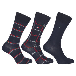 3PACK pánské ponožky Tommy Hilfiger vícebarevné (701224445 001) L
