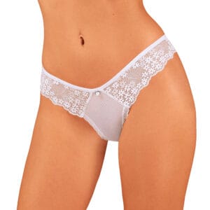 Dámské kalhotky Obsessive bílé (Heavenlly panties) M/L
