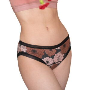 Menstruační kalhotky Love Luna Bavlněné bikini Dahlia (LOVE010) S