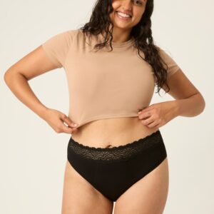 Menstruační kalhotky Modibodi Sensual Hi-Waist Bikini Maxi (MODI4042) XXL