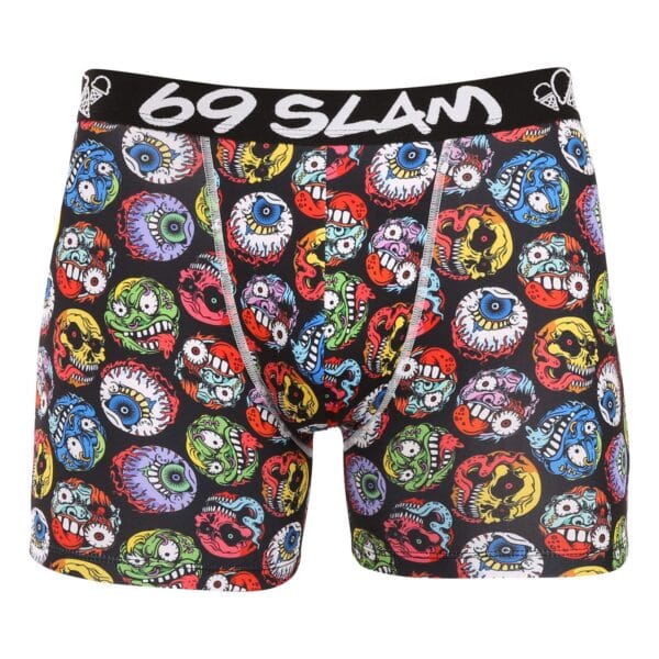 Pánské boxerky 69SLAM fit monster ball dylan (MBYMNR-PO) L