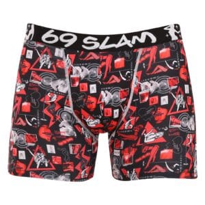 Pánské boxerky 69SLAM fit night life (MCYNLF-PO) S