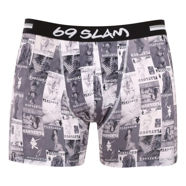 Pánské boxerky 69SLAM fit playloud magazine (MCYPMG-PO) S