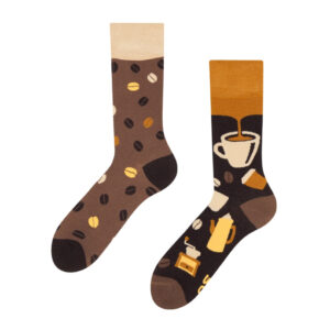 Veselé bambusové ponožky Dedoles Kávová zrna (GMBRS921) S