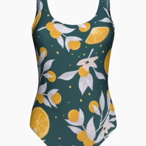 Veselé dámské jednodílné plavky Dedoles Pomeranče (D-F-BW-SW-OPS-C-1583) XS