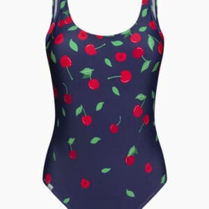 Veselé dámské jednodílné plavky Dedoles Sladké třešně (D-F-BW-SW-OPS-C-1586) XS