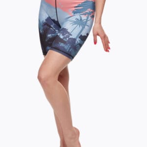 Veselé dámské krátké legíny Dedoles Večer v džungli (D-W-AW-BS-C-C-1286) XS