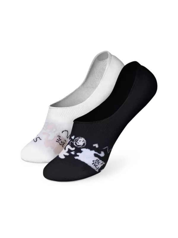 Veselé extra nízké ponožky Dedoles Ospalé kočky (D-U-SC-NSS-C-C-1380) L