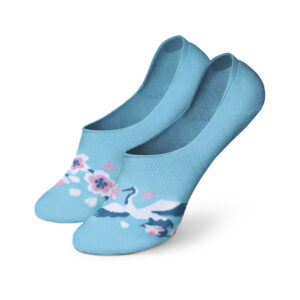 Veselé extra nízké ponožky Dedoles Sakura a volavka (D-U-SC-NSS-C-C-1370) L