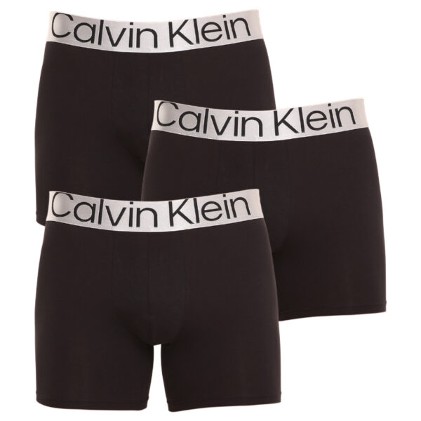 3PACK pánské boxerky Calvin Klein černé (NB3131A-7V1) M