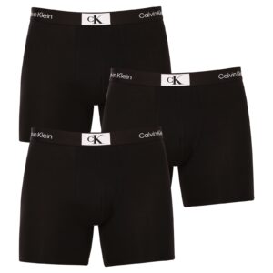 3PACK pánské boxerky Calvin Klein černé (NB3529A-UB1) L