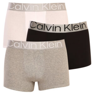 3PACK pánské boxerky Calvin Klein vícebarevné (NB3130A-MP1) XL