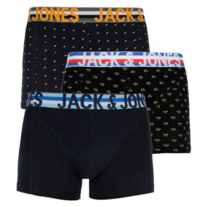 3PACK pánské boxerky Jack and Jones vícebarevné (12151351) M