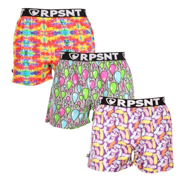3PACK pánské trenky Represent exclusive Mike (R3M-BOX-07123745) M