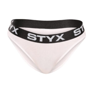 Dámské kalhotky Styx sportovní guma bílé (IK1061) M