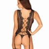Dámský korzetový set Obsessive černý (Meshlove corset) L - Image 2
