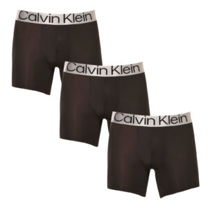 3PACK pánské boxerky Calvin Klein černé (NB3075A-7V1) L