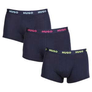 3PACK pánské boxerky HUGO vícebarevné (50469766 414) M