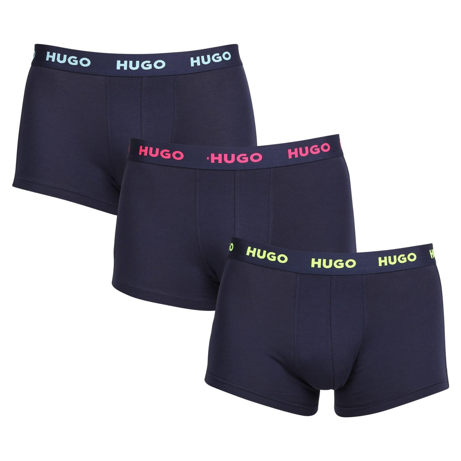 3PACK pánské boxerky HUGO vícebarevné (50469766 414) M