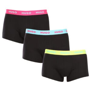 3PACK pánské boxerky HUGO vícebarevné (50469766 730) M