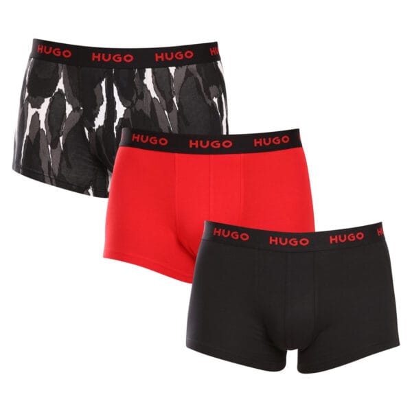 3PACK pánské boxerky HUGO vícebarevné (50480170 022) L