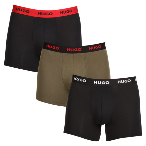3PACK pánské boxerky HUGO vícebarevné (50503079 972) M