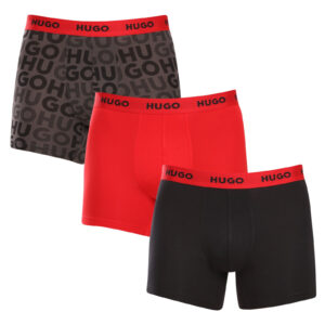 3PACK pánské boxerky HUGO vícebarevné (50510192 025) L