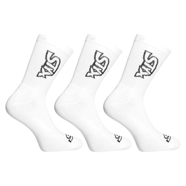 3PACK ponožky Styx vysoké bílé (3HV1061) XL