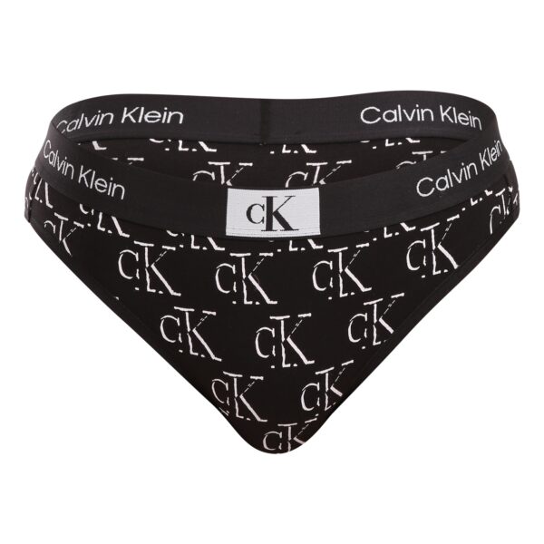 Dámská tanga Calvin Klein černá (QF7221E-LOC) XL