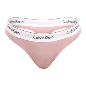 Dámská tanga Calvin Klein růžová (F3786E-TQO) L