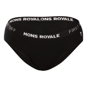 Dámské kalhotky Mons Royale merino černé (100044-1169-001) M