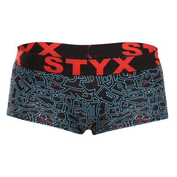 Dámské kalhotky Styx art s nohavičkou doodle (IN1256) M