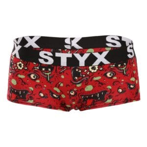 Dámské kalhotky Styx art s nohavičkou zombie (IN1451) M