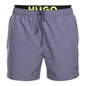 Pánské plavky HUGO šedé (50496287 423) L