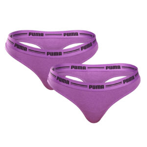 2PACK dámská tanga Puma fialová (603034001 020) XL