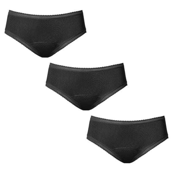 3PACK Menstruační kalhotky Love Luna Bikini (LOVE203) S