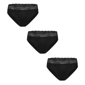 3PACK Menstruační kalhotky Modibodi Sensual Hi-Waist Bikini Moderate-Heavy (MODI5011) L