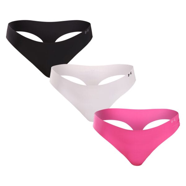 3PACK dámská tanga Under Armour vícebarevná (1383893 686) XS