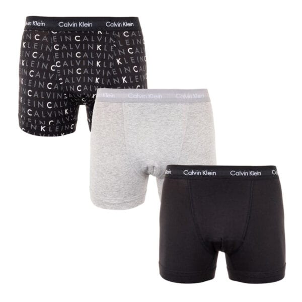 3PACK pánské boxerky Calvin Klein vícebarevné (U2662G-YKS) M