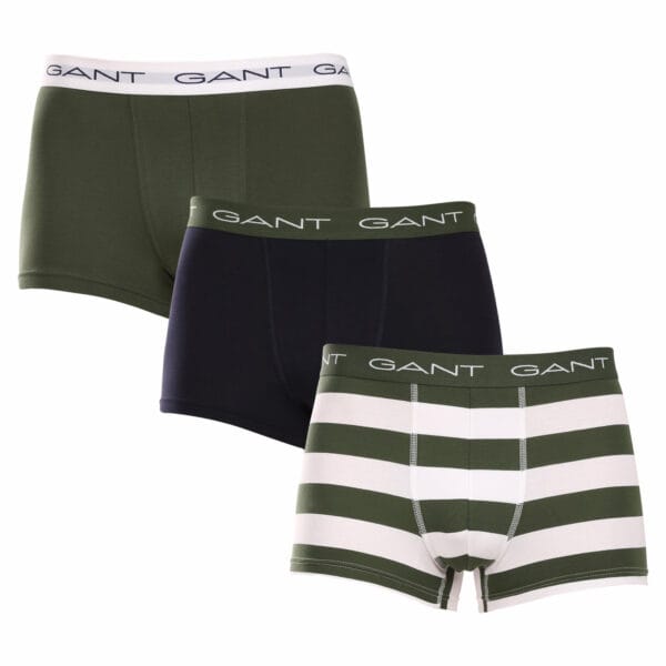 3PACK pánské boxerky Gant vícebarevné (902413043-313) 3XL