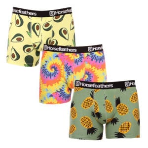 3PACK pánské boxerky Horsefeathers Sidney (AM164DGK) M