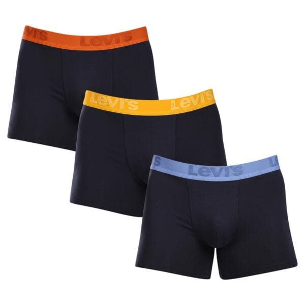 3PACK pánské boxerky Levis vícebarevné (905045001 024) L