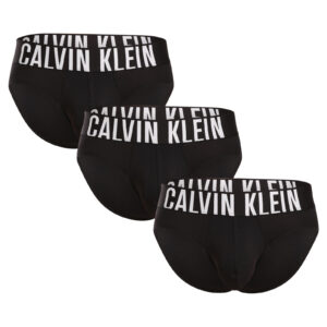 3PACK pánské slipy Calvin Klein černé (NB3607A-UB1) XXL