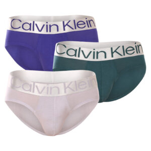 3PACK pánské slipy Calvin Klein vícebarevné (NB3129A-GIC) L