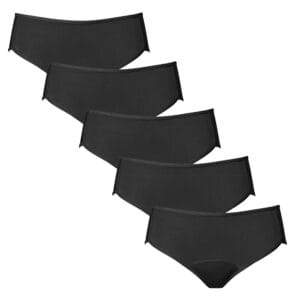 5PACK Menstruační kalhotky Love Luna Midi (LOVE202) 4XL