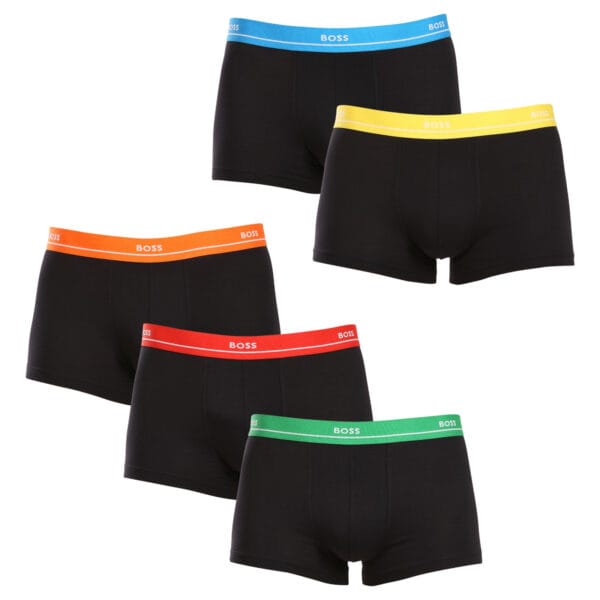 5PACK pánské boxerky BOSS černé (50489616 999) L