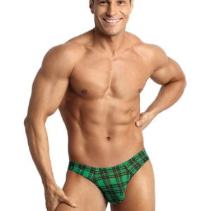 Pánská tanga Anais zelená (Magic String) 3XL