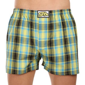 Pánské trenky Styx klasická guma nadrozměr vícebarevné (E1021) 3XL